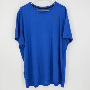 Nike Royal Blue Mesh Short Sleeve Shirt